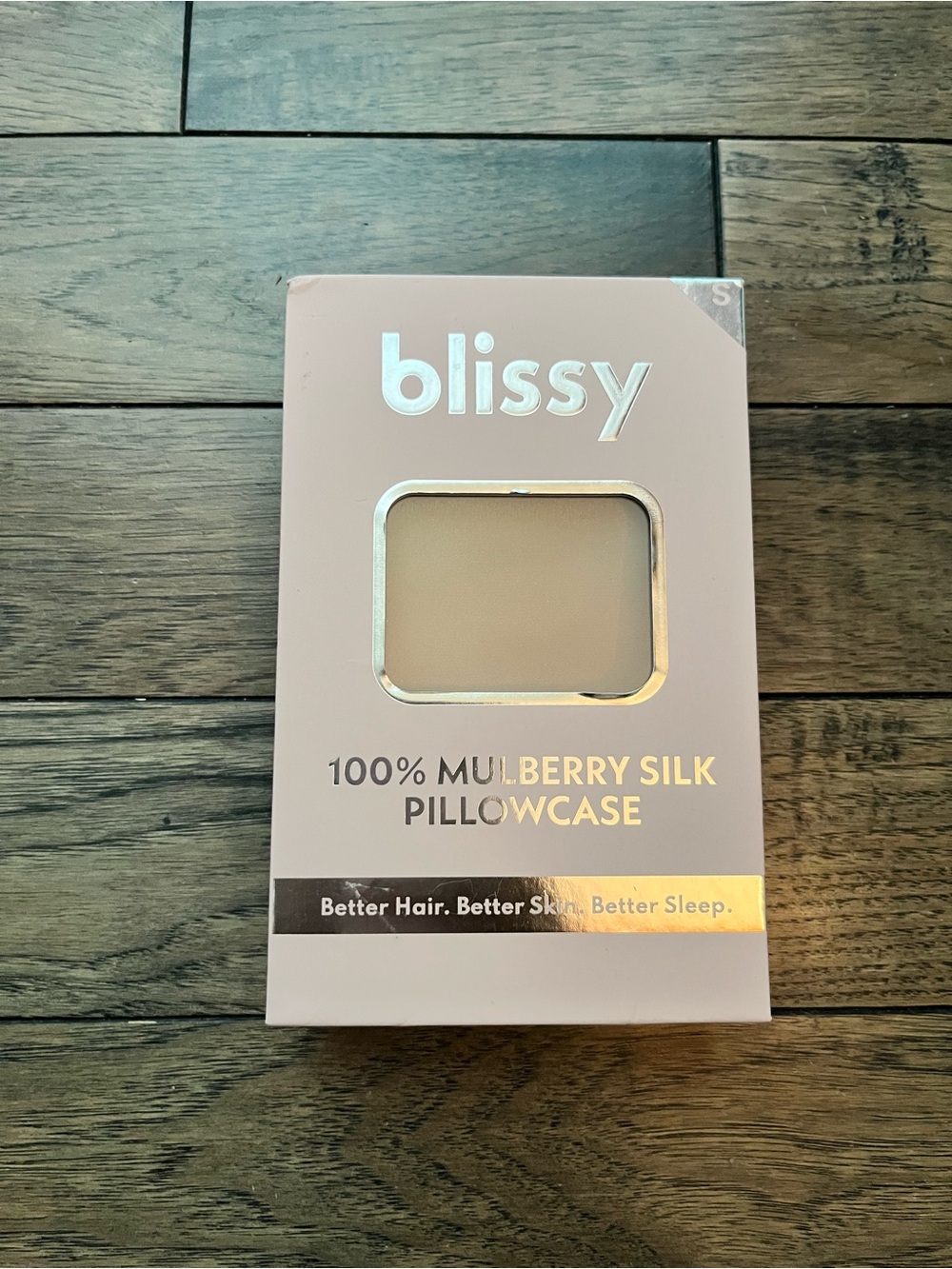 Blissy 100 Mulberry Silk Blush Rose Pillowcase standard small NIB - Picture 2 of 4